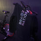 BRAIDZNATION 3D Print  Sleeveless Hoodie in Black ( Limited Edition )